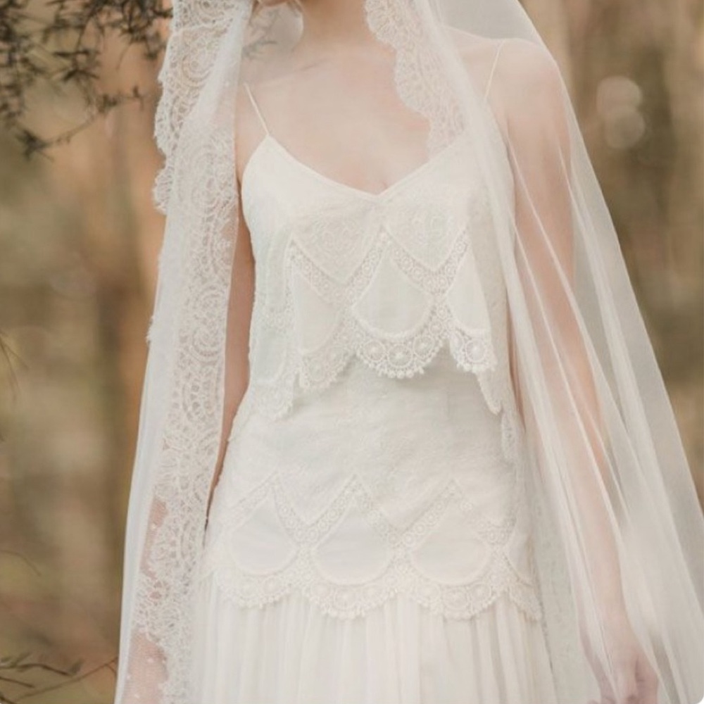 Rue De Seine Wedding Dress and Veil
